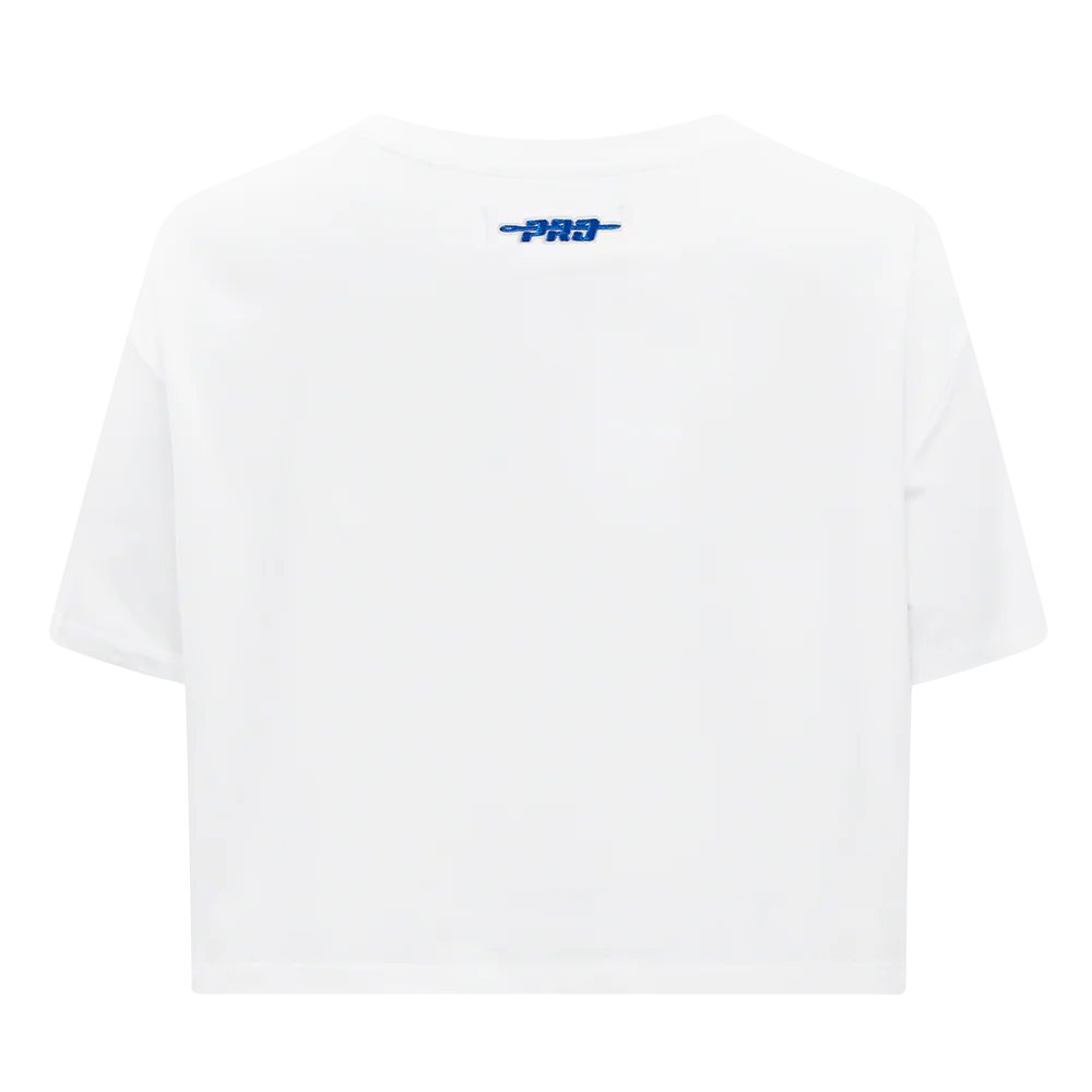 MLB LOS ANGELES DODGERS SKETCHBOOK WOMEN'S SINGLE JERSEY BOXY TEE