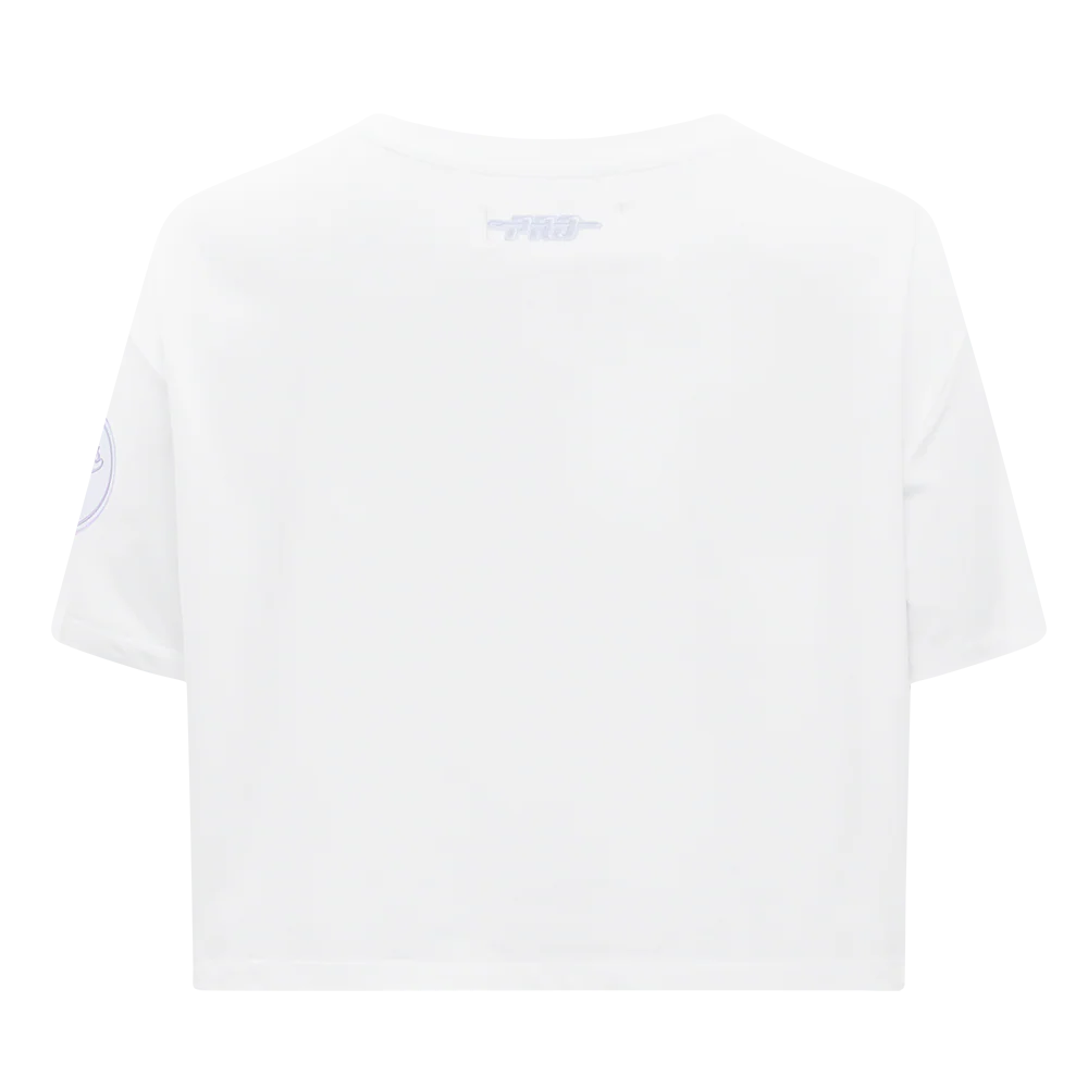 MLB LOS ANGELES DODGERS HOLOGRAM WOMEN'S SINGLE JERSEY BOXY TOP