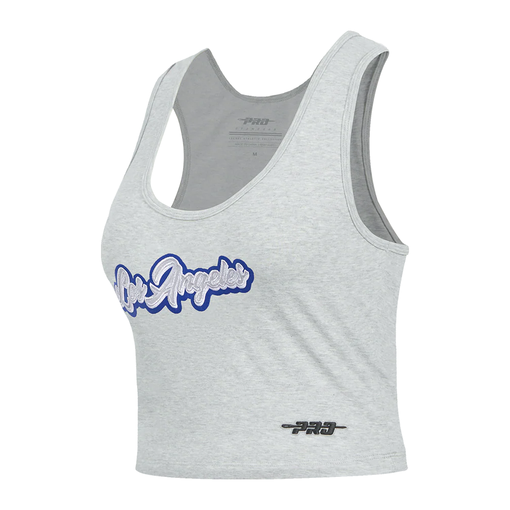 MLB LOS ANGELES DODGERS SHEER INFLUENCE WOMEN'S FITTED RACERBACK