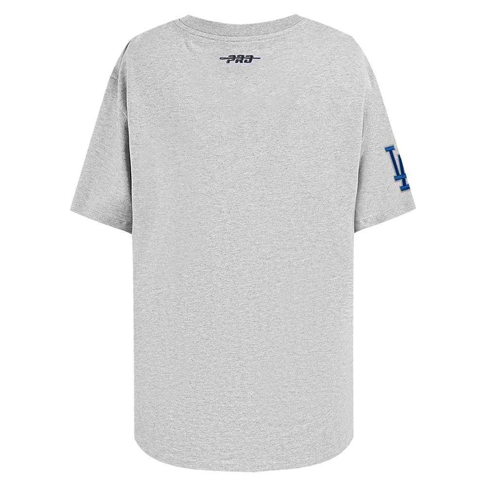 MLB LOS ANGELES DODGERS SHEER INFLUENCE WOMEN'S BOYFRIEND TOP