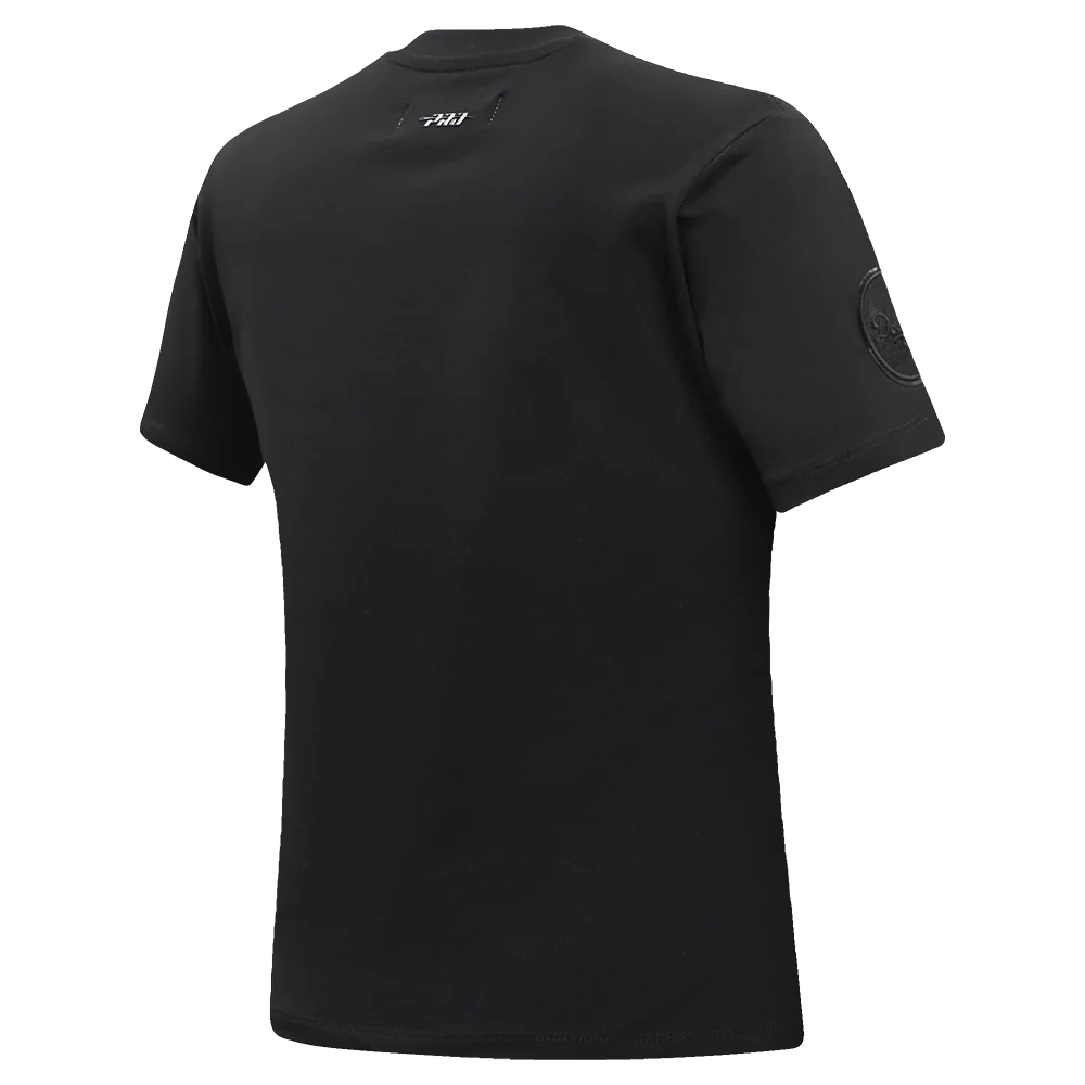 MLB LOS ANGELES DODGERS TRIPLE BLACK WOMEN'S SINGLE JERSEY SLIM FIT TOP