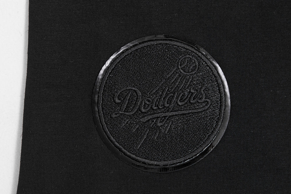 MLB LOS ANGELES DODGERS TRIPLE BLACK WOMEN'S SINGLE JERSEY SLIM FIT TOP