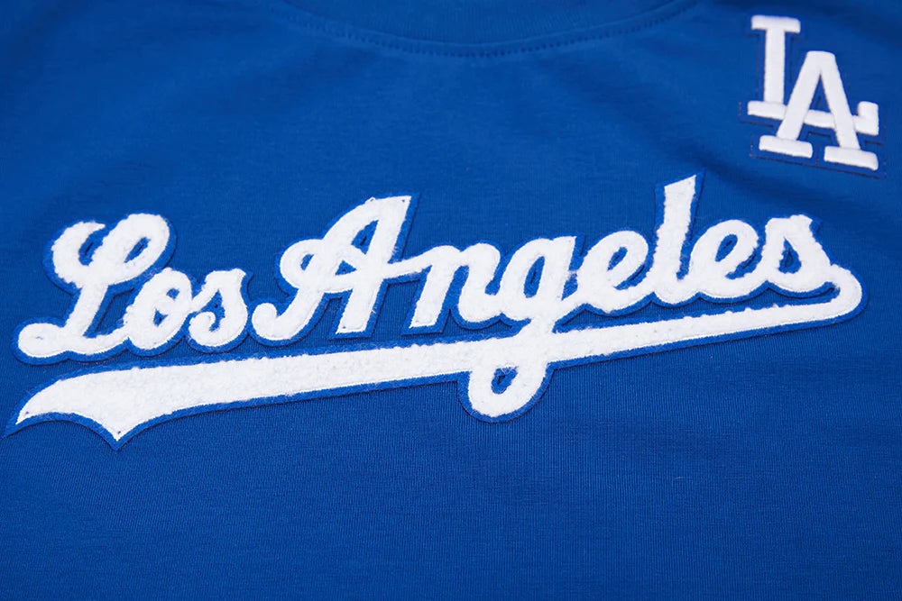 MLB LOS ANGELES DODGERS CLASSIC SHORT SLEEVE WOMEN'S SINGLE JERSEY SLIM FIT TOP