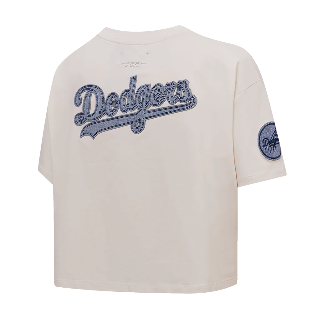 MLB LOS ANGELES DODGERS VARSITY BLUES WOMEN'S BOXY TOP