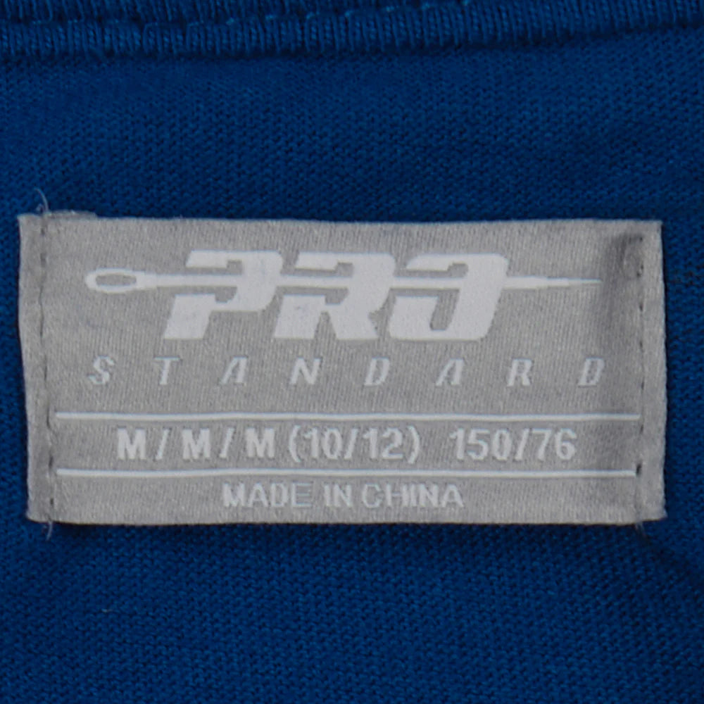 MLB LOS ANGELES DODGERS CLASSIC BIG BOYS SHORT SLEEVE STRIPED RIB TOP