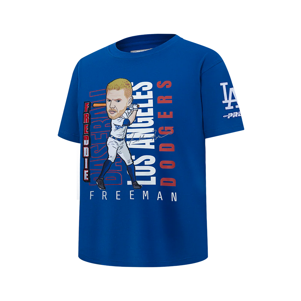 MLB LOS ANGELES DODGERS FREDDIE FREEMAN #5 REMIX AVATAR BIG BOYS SHORT SLEEVE TOP