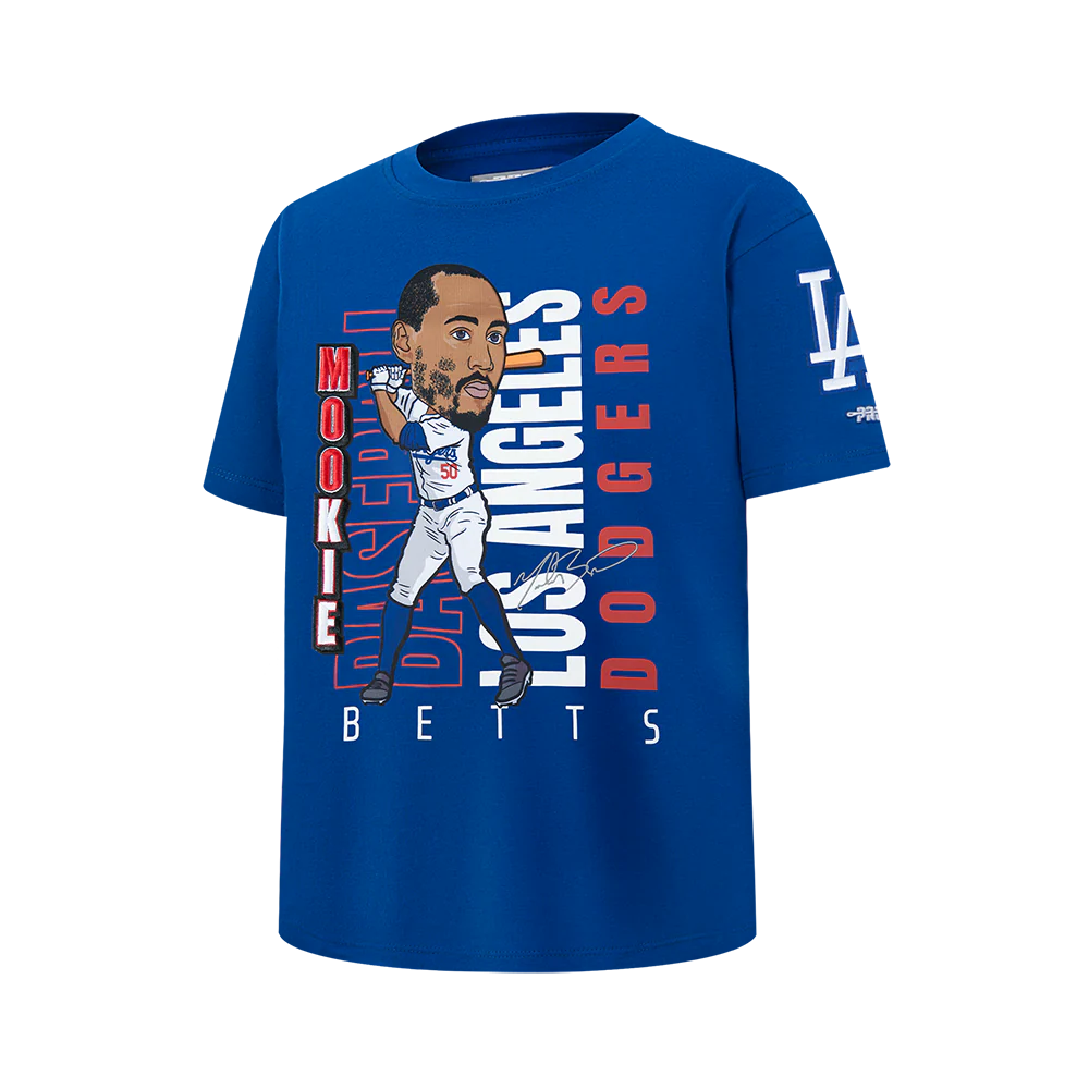 MLB LOS ANGELES DODGERS MOOKIE BETTS #50 REMIX AVATAR BIG BOYS SHORT SLEEVE TOP