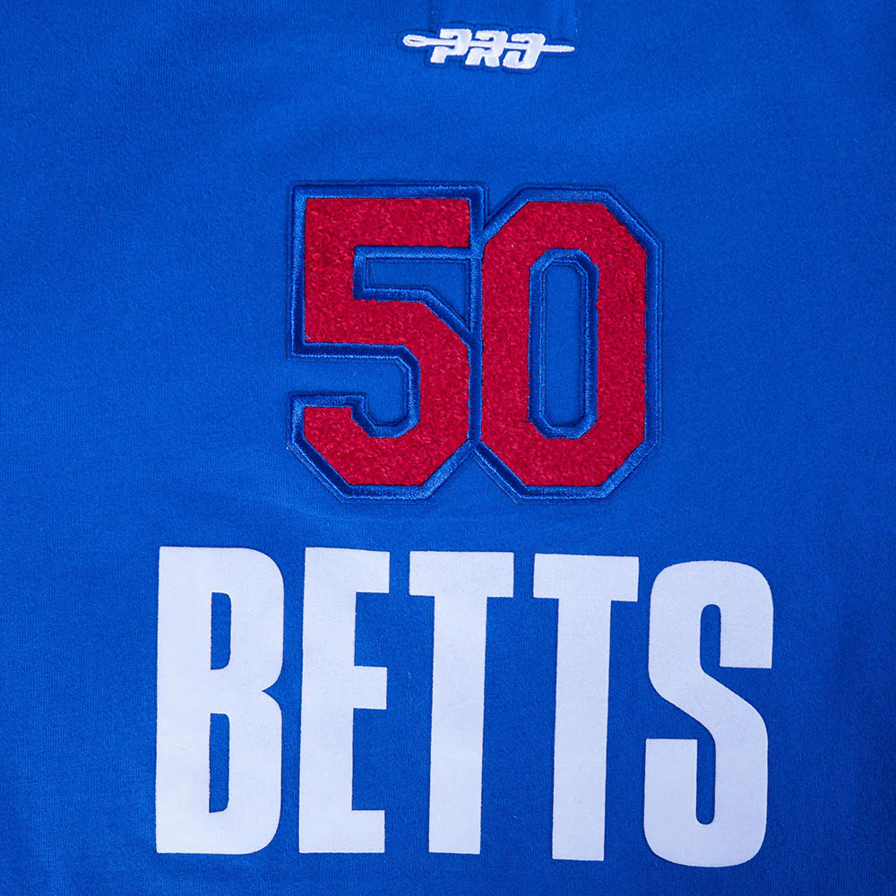 MLB LOS ANGELES DODGERS MOOKIE BETTS #50 CLASSIC PLAYER NAME AND NUMBER BIG BOYS TAPING TOP