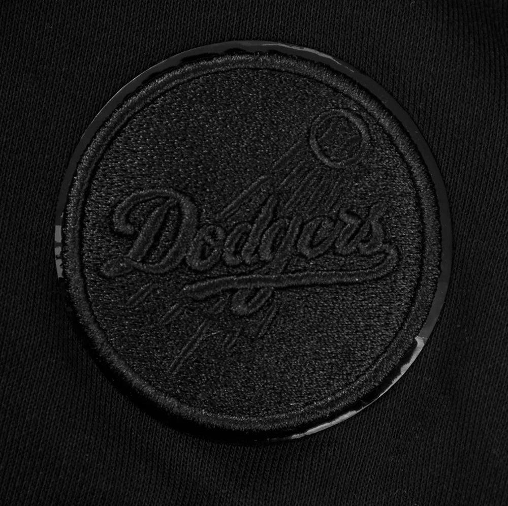 MLB LOS ANGELES DODGERS TRIPLE BLACK WOMEN'S HOODIE DRESS