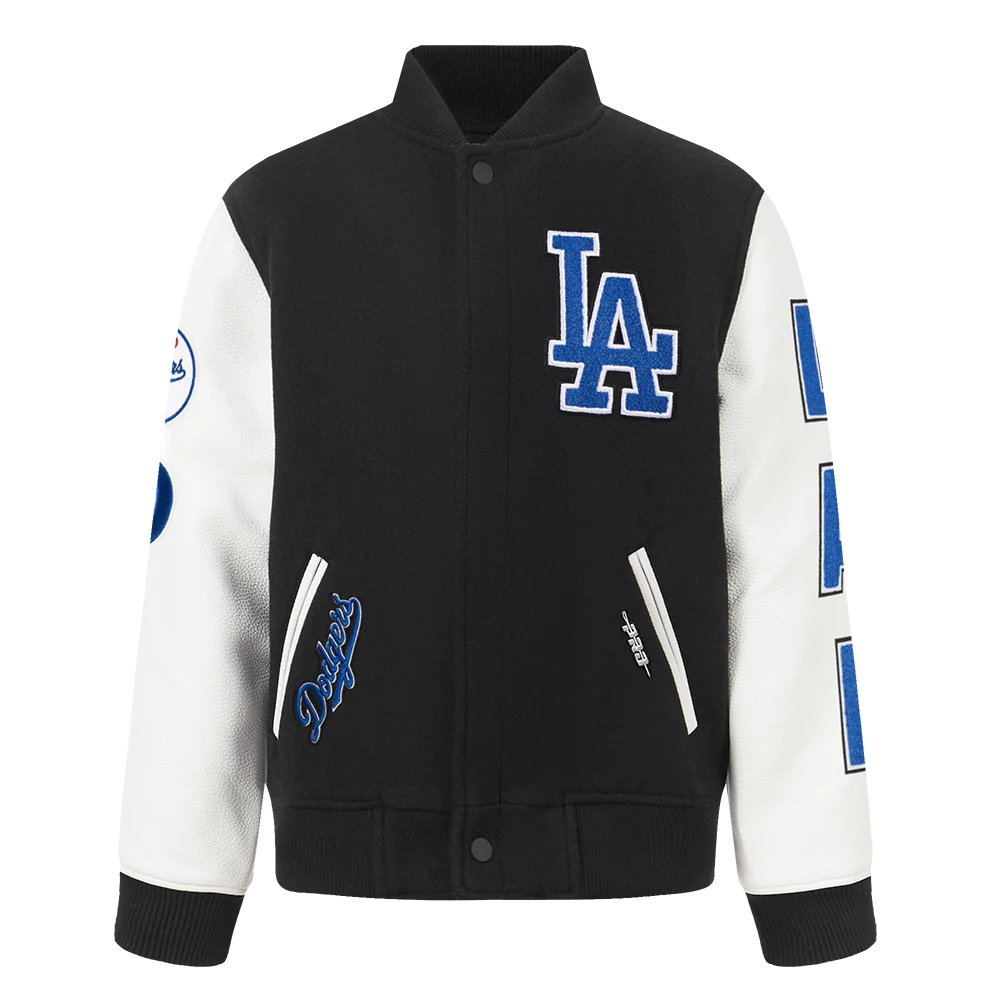 MLB LOS ANGELES DODGERS CLASSIC BIG BOYS WOOL VARSITY JACKET