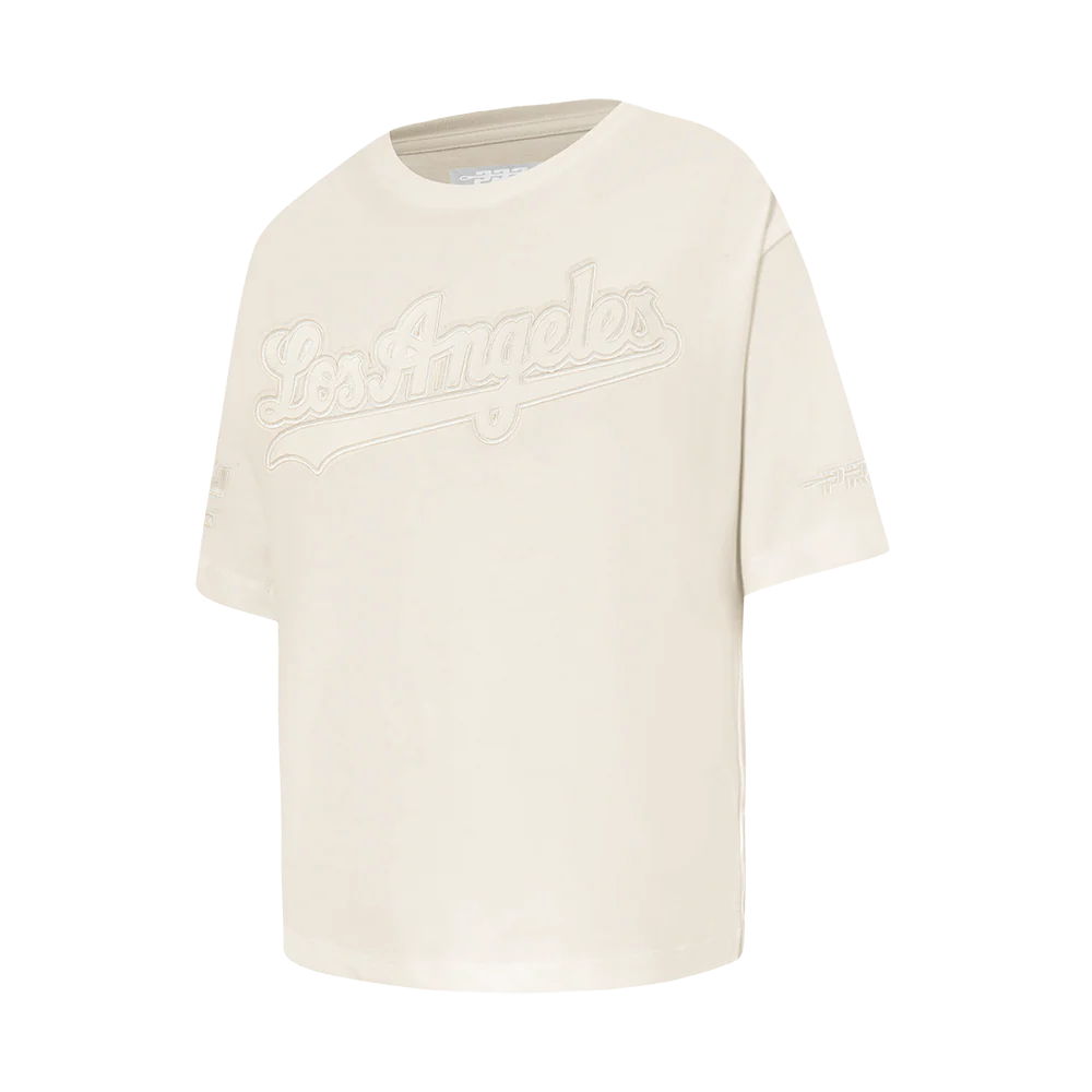 MLB LOS ANGELES DODGERS NEUTRAL BIG GIRLS SHORT SLEEVE BOXY TOP