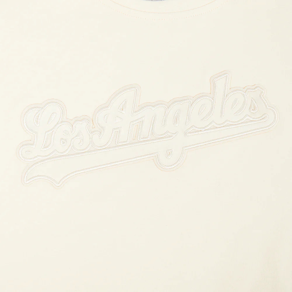 MLB LOS ANGELES DODGERS NEUTRAL BIG GIRLS SHORT SLEEVE BOXY TOP