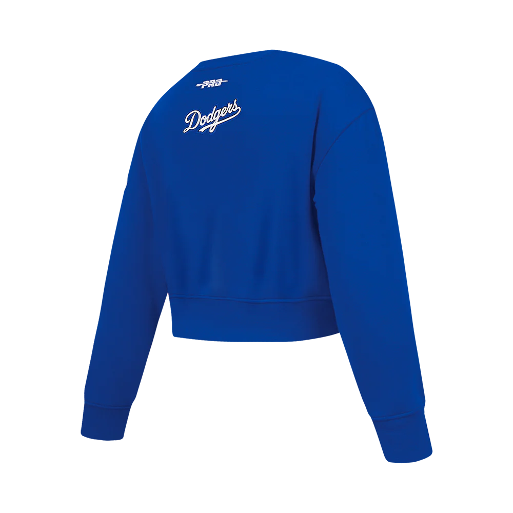 MLB LOS ANGELES DODGERS CLASSIC BIG GIRLS FLEECE CREWNECK