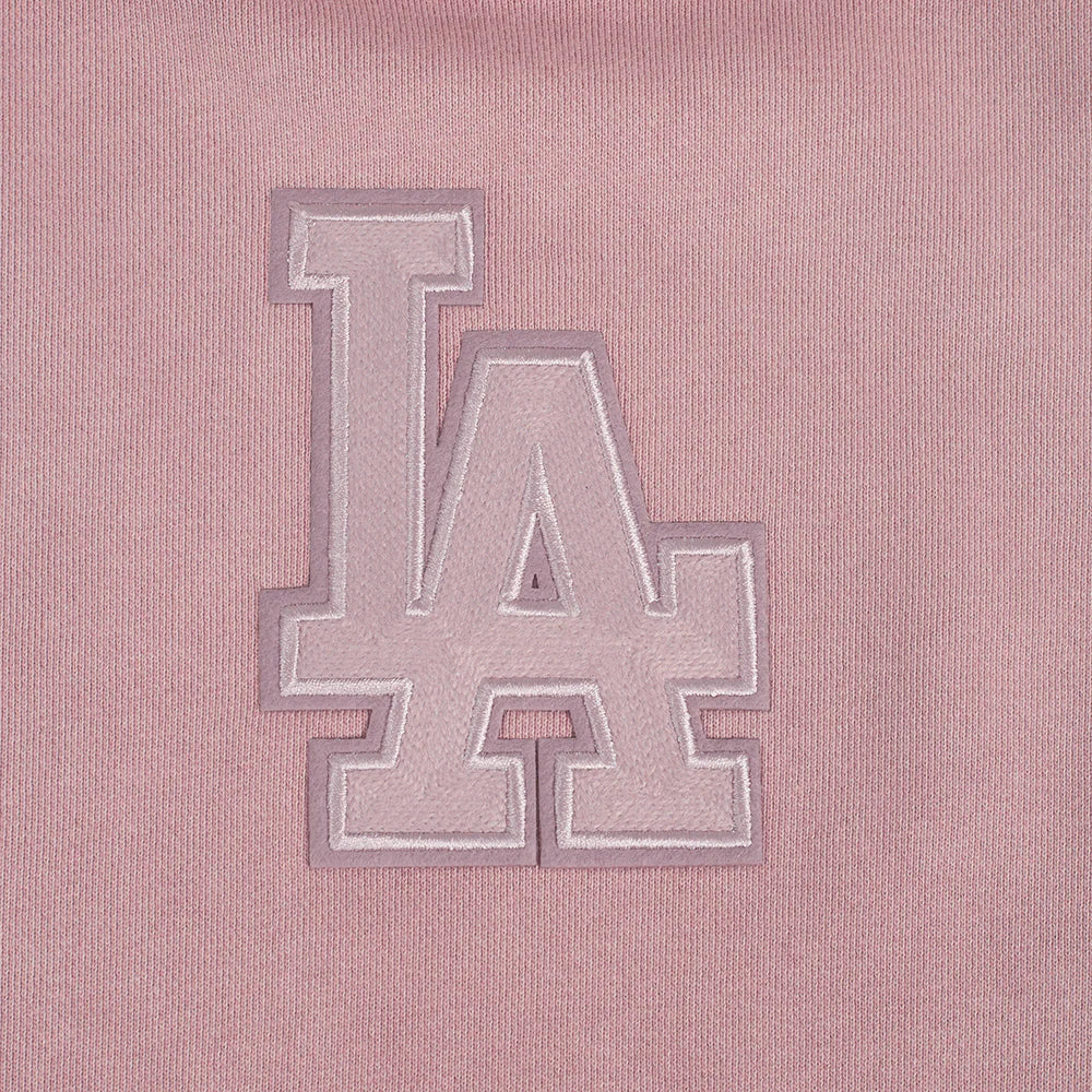 MLB LOS ANGELES DODGERS WASHED CLASSIC WOMEN'S ENZYME WASH FT CROPPED