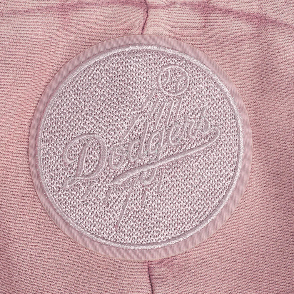 MLB LOS ANGELES DODGERS WASHED CLASSIC WOMEN'S ENZYME WASH FT CROPPED