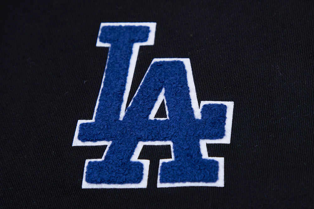 MLB LOS ANGELES DODGERS CLASSIC WOMEN'S CROPPED PULLOVER HOODIE