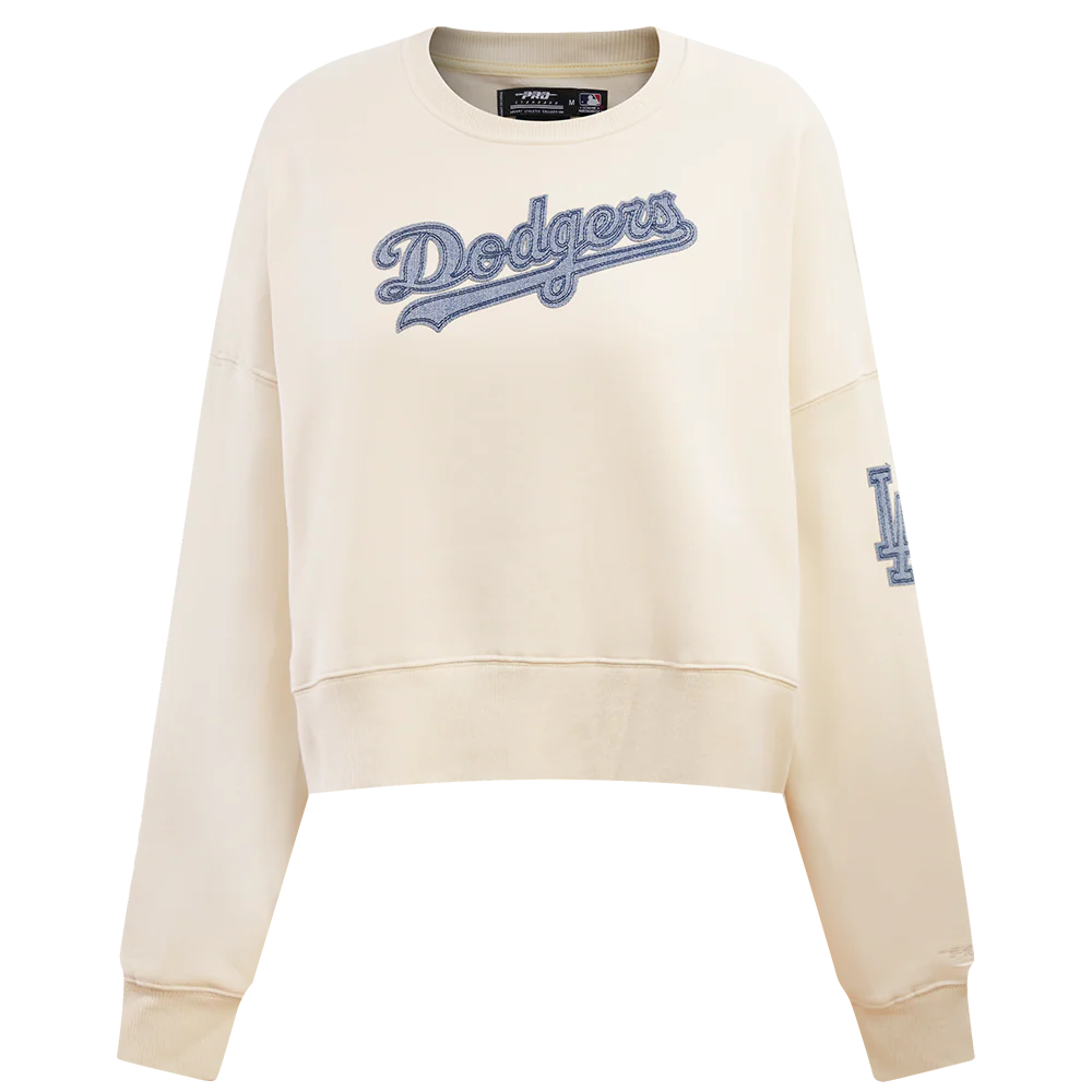 MLB LOS ANGELES DODGERS VARSITY BLUES WOMEN'S CREWNECK