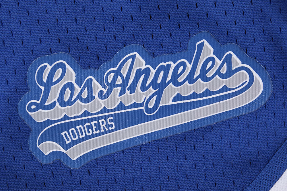 MLB LOS ANGELES DODGERS SCRIPT TAIL WOMEN'S MESH SHORT