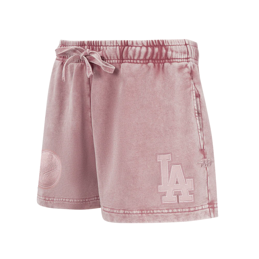 MLB LOS ANGELES DODGERS WASHED CLASSIC WOMEN'S ENZYME WASH FT SHORT