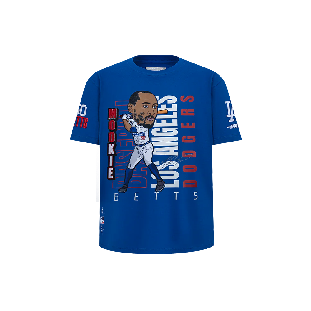 MLB LOS ANGELES DODGERS MOOKIE BETTS #50 REMIX AVATAR LITTLE BOYS SHORT SLEEVE TOP