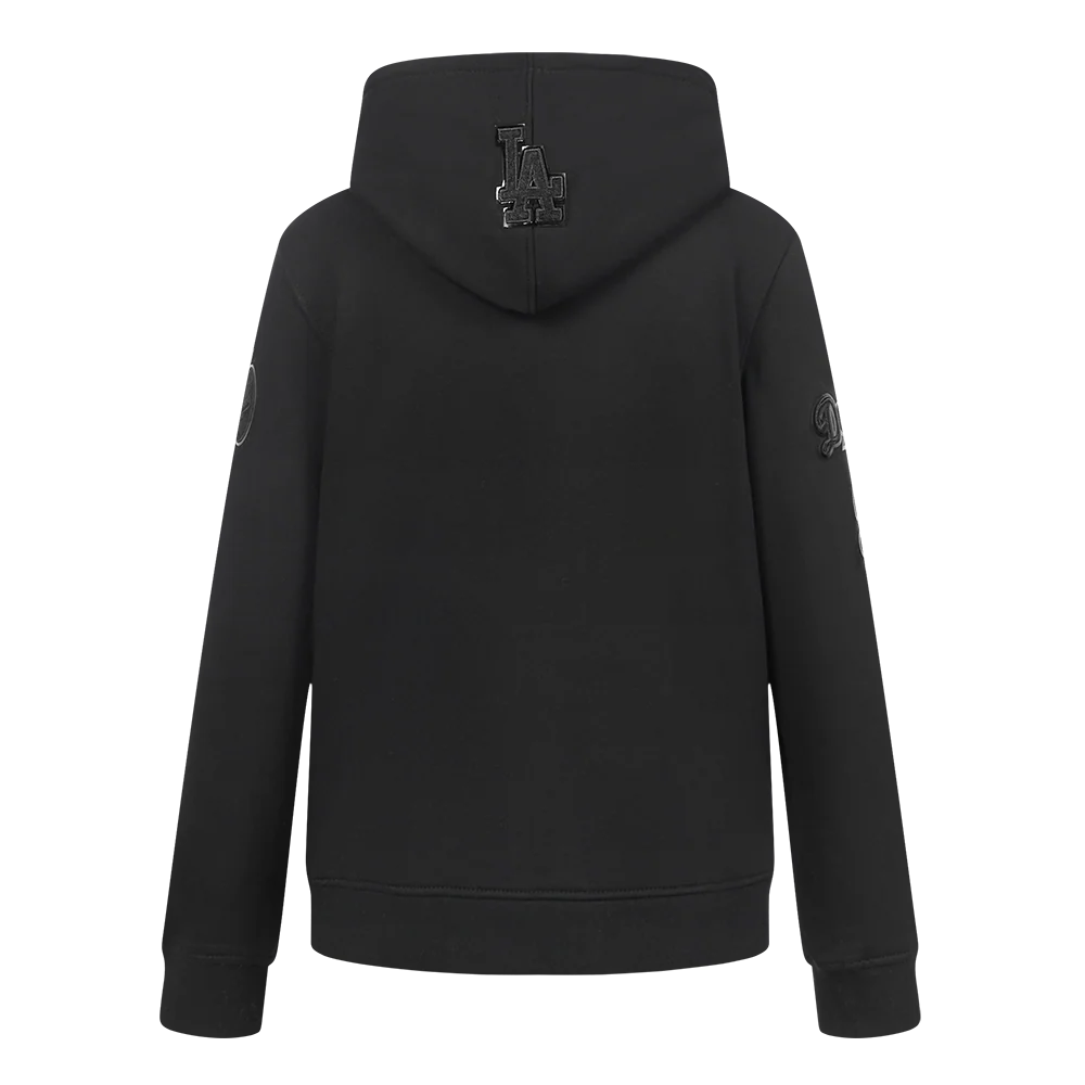 MLB LOS ANGELES DODGERS TRIPLE BLACK LITTLE BOYS FLEECE PO HOODIE