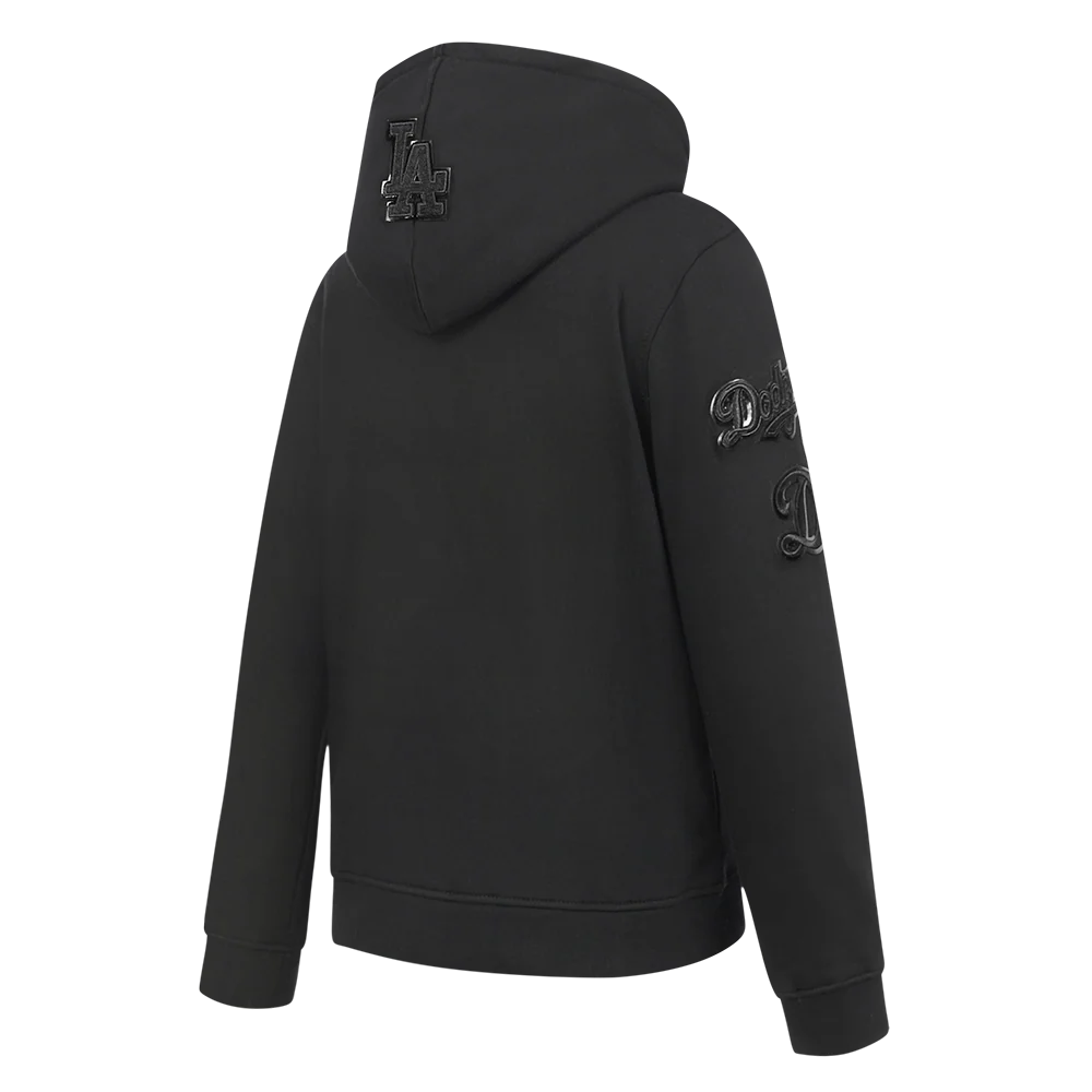 MLB LOS ANGELES DODGERS TRIPLE BLACK LITTLE BOYS FLEECE PO HOODIE