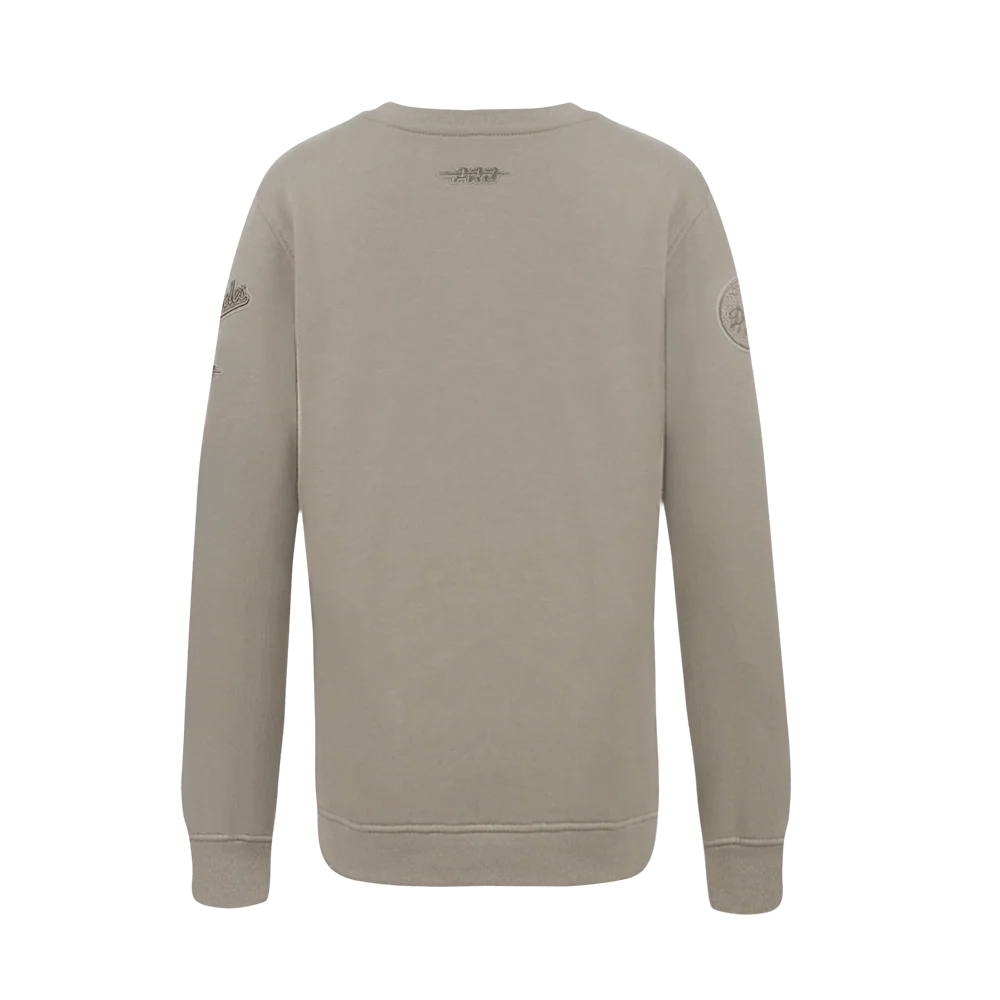 MLB LOS ANGELES DODGERS NEUTRAL LITTLE BOYS FLEECE CREWNECK