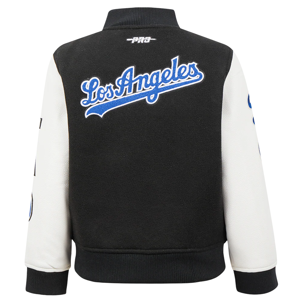 MLB LOS ANGELES DODGERS CLASSIC LITTLE BOYS WOOL VARSITY JACKET