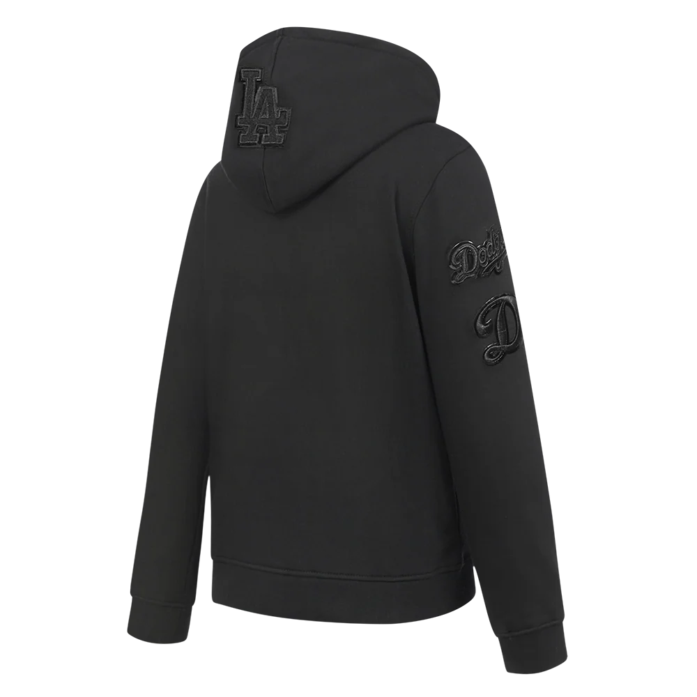 MLB LOS ANGELES DODGERS TRIPLE BLACK TODDLER BOYS FLEECE PO HOODIE