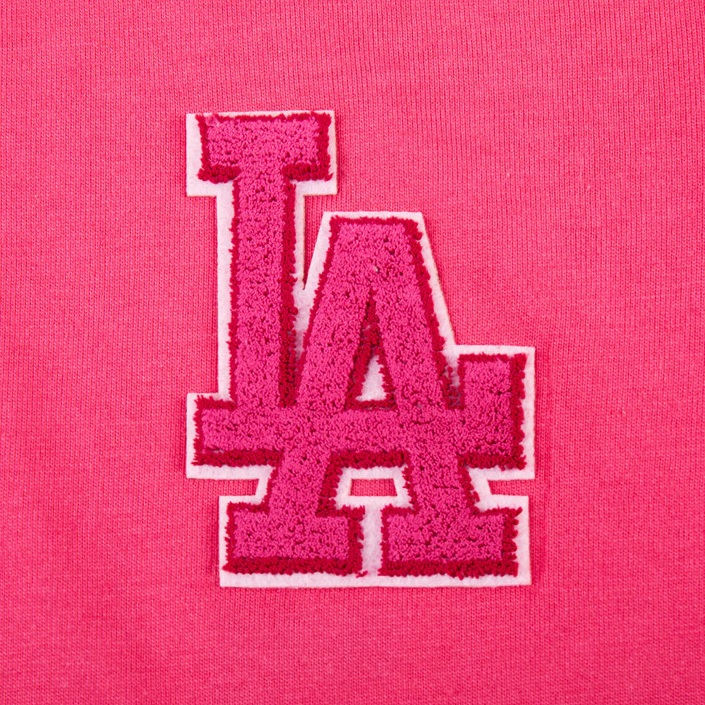 MLB LOS ANGELES DODGERS TRIPLE PINK TODDLER GIRLS TOP DRESS