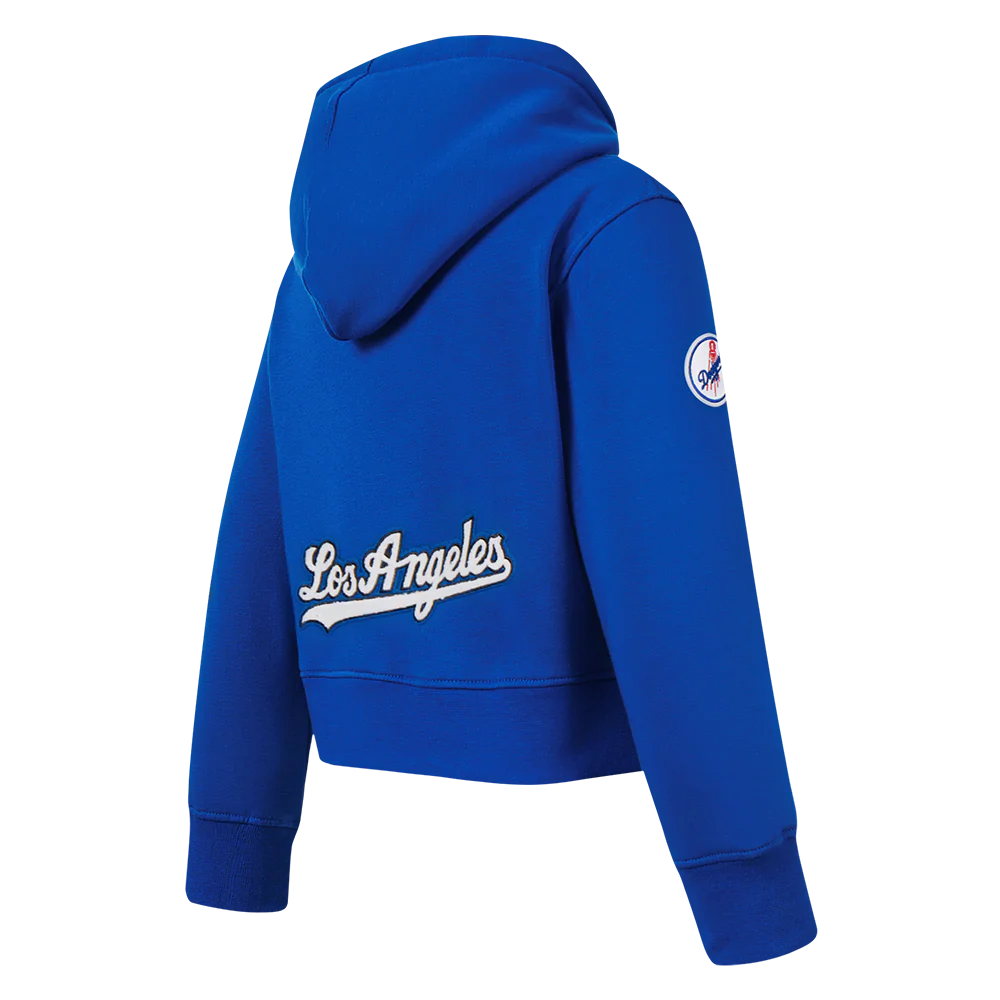 MLB LOS ANGELES DODGERS CLASSIC TODDLER GIRLS FLEECE FZ HOODIE