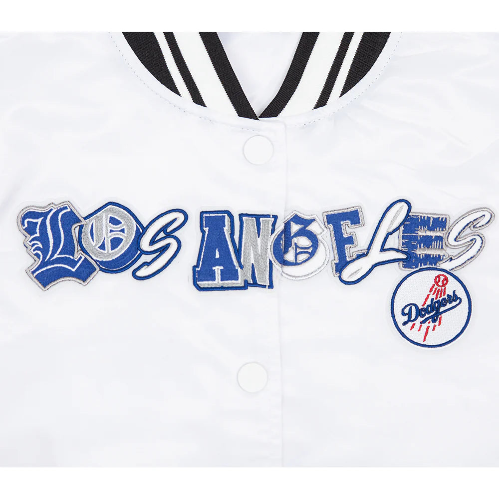 MLB LOS ANGELES DODGERS CITY RANSOM WOMEN'S RIB SATIN JACKET