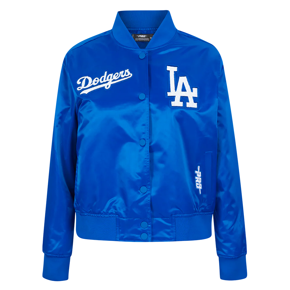 MLB LOS ANGELES DODGERS GAME DAY CLASSICS WOMEN'S SATIN JACKET