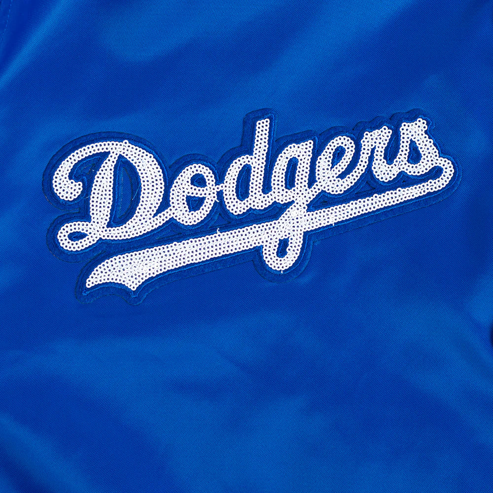 MLB LOS ANGELES DODGERS GAME DAY CLASSICS WOMEN'S SATIN JACKET