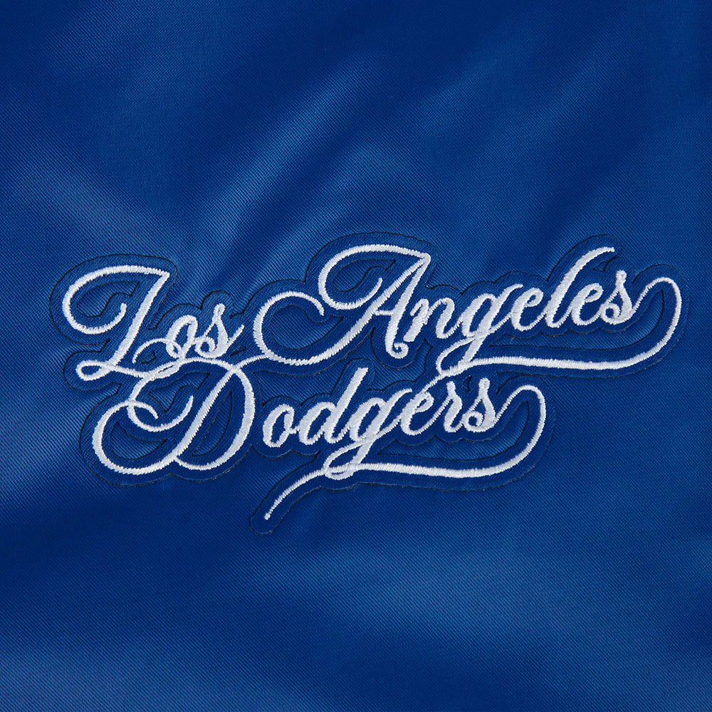 MLB LOS ANGELES DODGERS SUGAR SKULL WOMEN'S SATIN JACKET