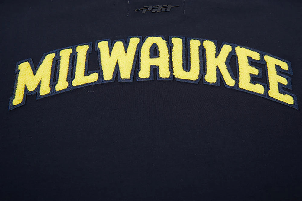 MLB MILWAUKEE BREWERS CLASSIC WOMEN'S BOXY TOP