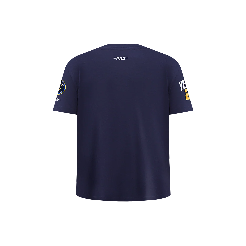 MLB MILWAUKEE BREWERS CHRISTIAN YELICH #22 REMIX AVATAR LITTLE BOYS SHORT SLEEVE TOP