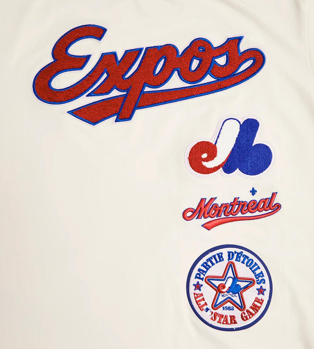 MLB MONTREAL EXPOS RETRO CLASSIC MEN'S STRIPED TOP