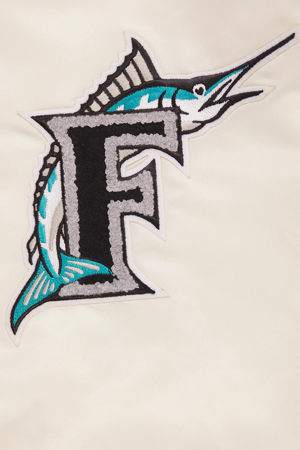 MLB FLORIDA MARLINS RETRO CLASSIC MEN'S RIB SATIN JACKET