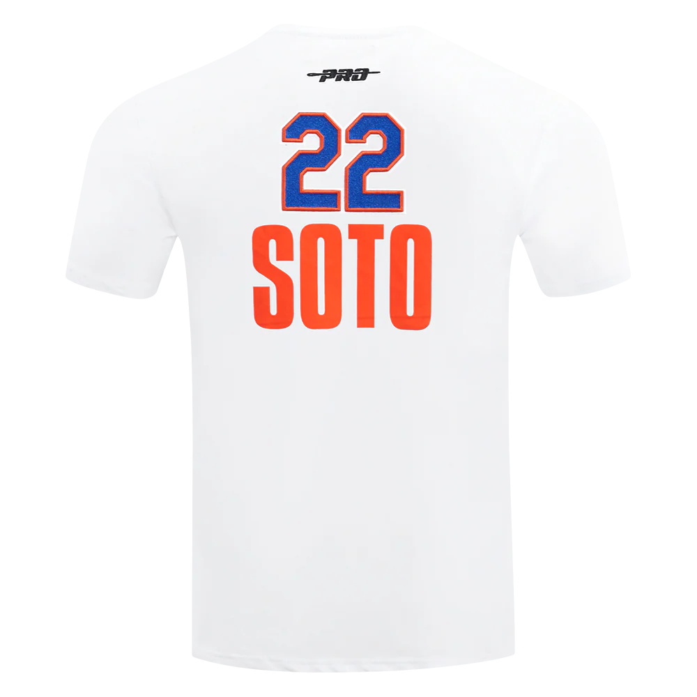 MLB NEW YORK METS JUAN SOTO #22 CLASSIC PLAYER NAME AND NUMBER MEN'S TEE