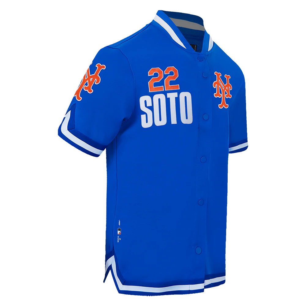 MLB NEW YORK METS JUAN SOTO #22 CLASSIC PLAYER NAME AND NUMBER MEN'S BUTTON DOWN SHIRT