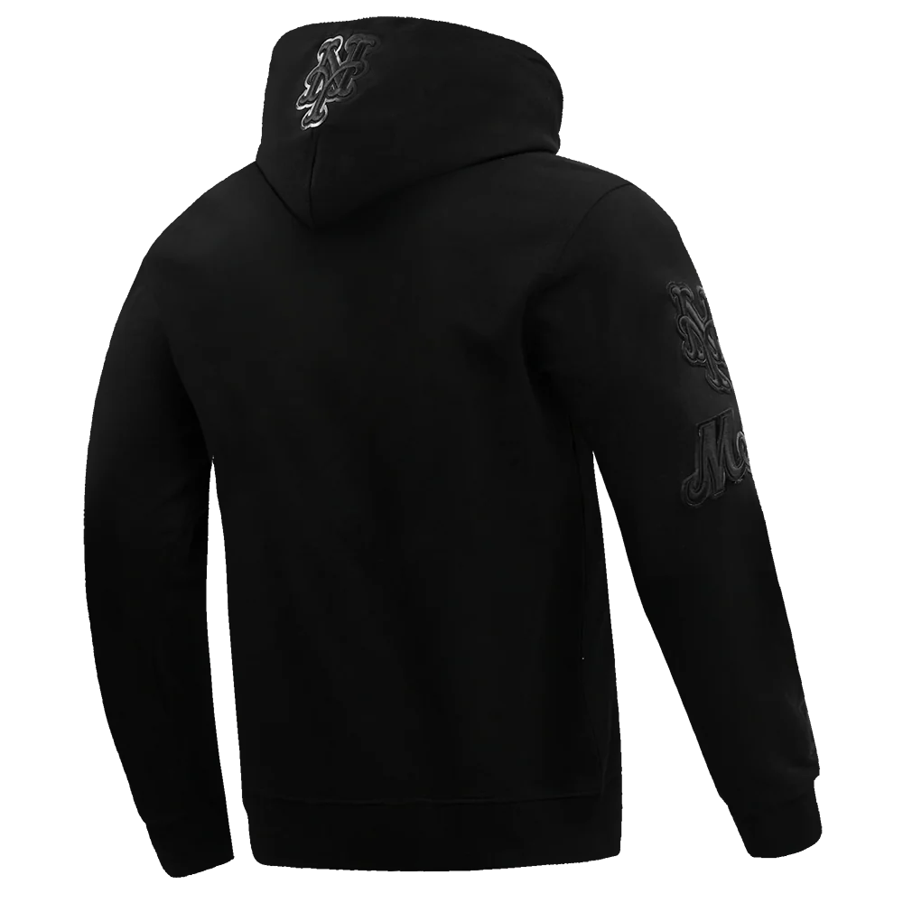 MLB NEW YORK METS TRIPLE BLACK MEN'S PULLOVER HOODIE