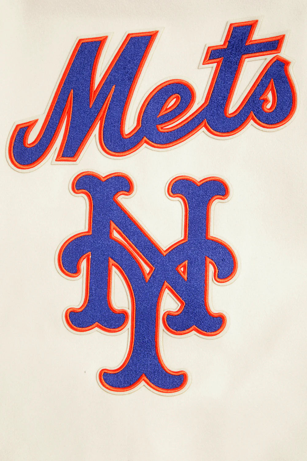 MLB NEW YORK METS RETRO CLASSIC MEN'S RIB WOOL VARSITY JACKET