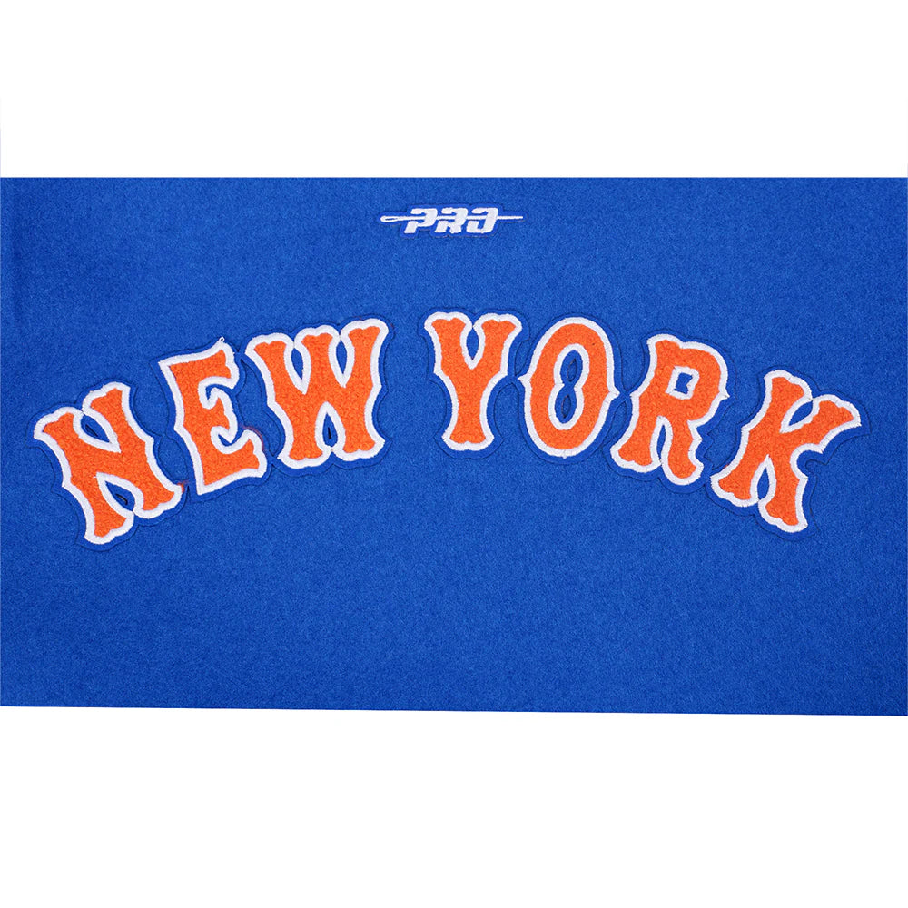 MLB NEW YORK METS CLASSIC BIG BOYS WOOL VARSITY JACKET
