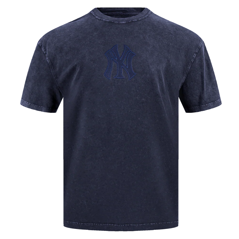 MLB NEW YORK YANKEES WASHED CLASSIC MEN'S ENZYME WASH DROP SHOULDER TEE