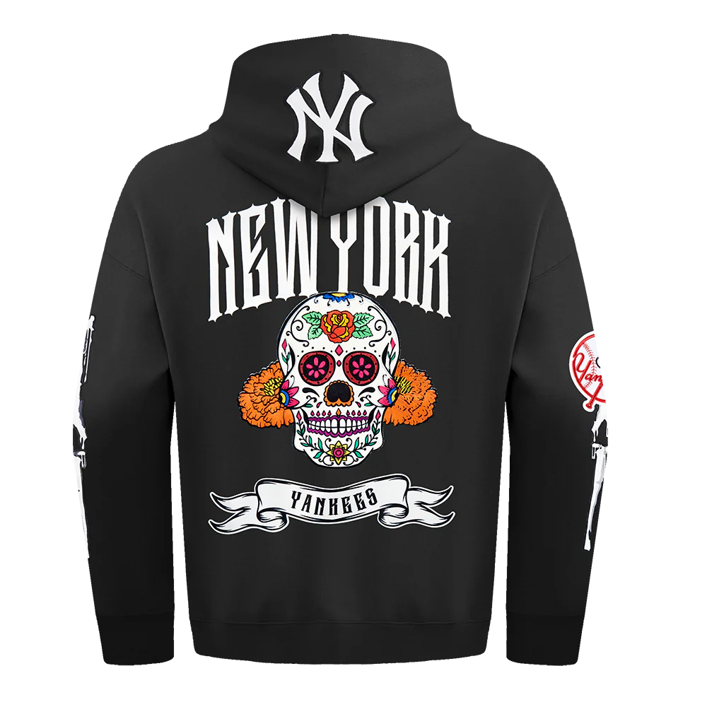 MLB NEW YORK YANKEES RIB CAGE MEN'S DROP SHOULDER FLEECE PULLOVER HOODIE