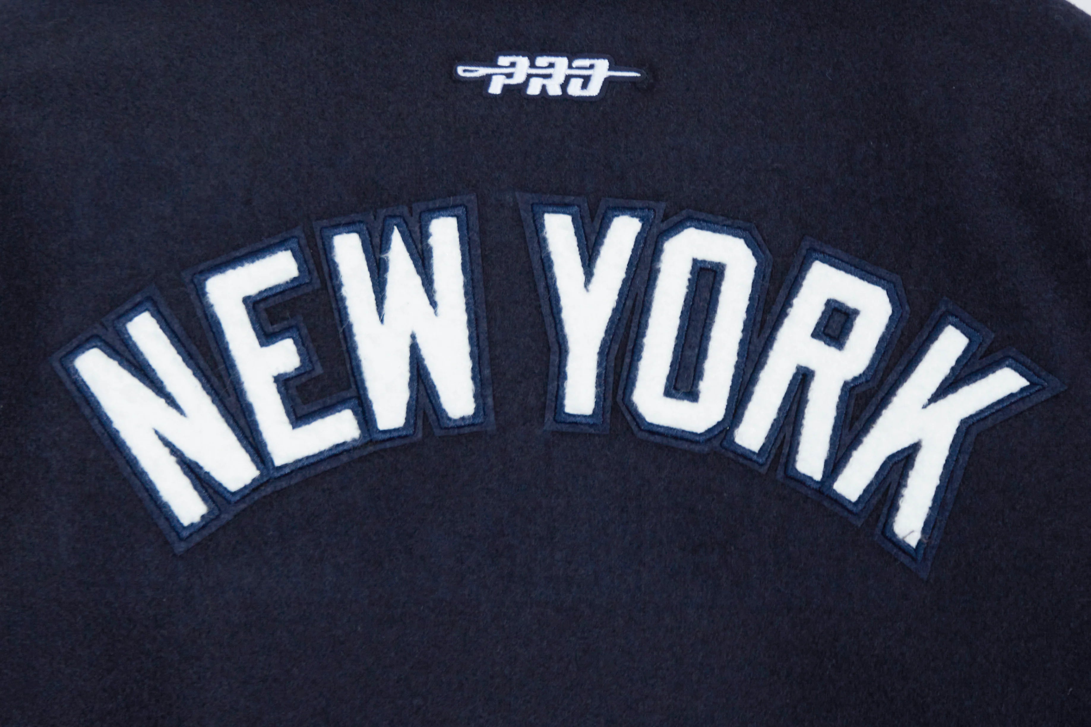 MLB NEW YORK YANKEES CLASSIC BIG BOYS WOOL VARSITY JACKET