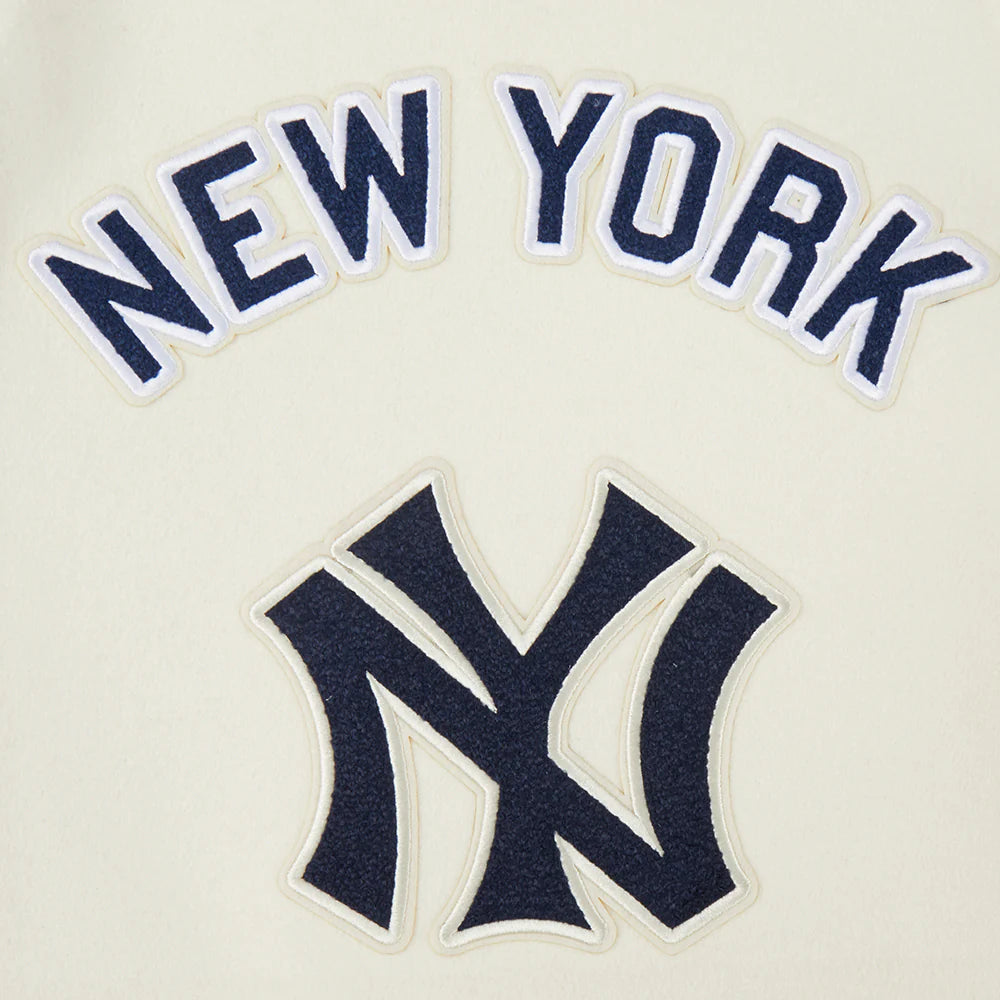 MLB NEW YORK YANKEES RETRO CLASSIC BIG BOYS RIB WOOL VARSITY JACKET