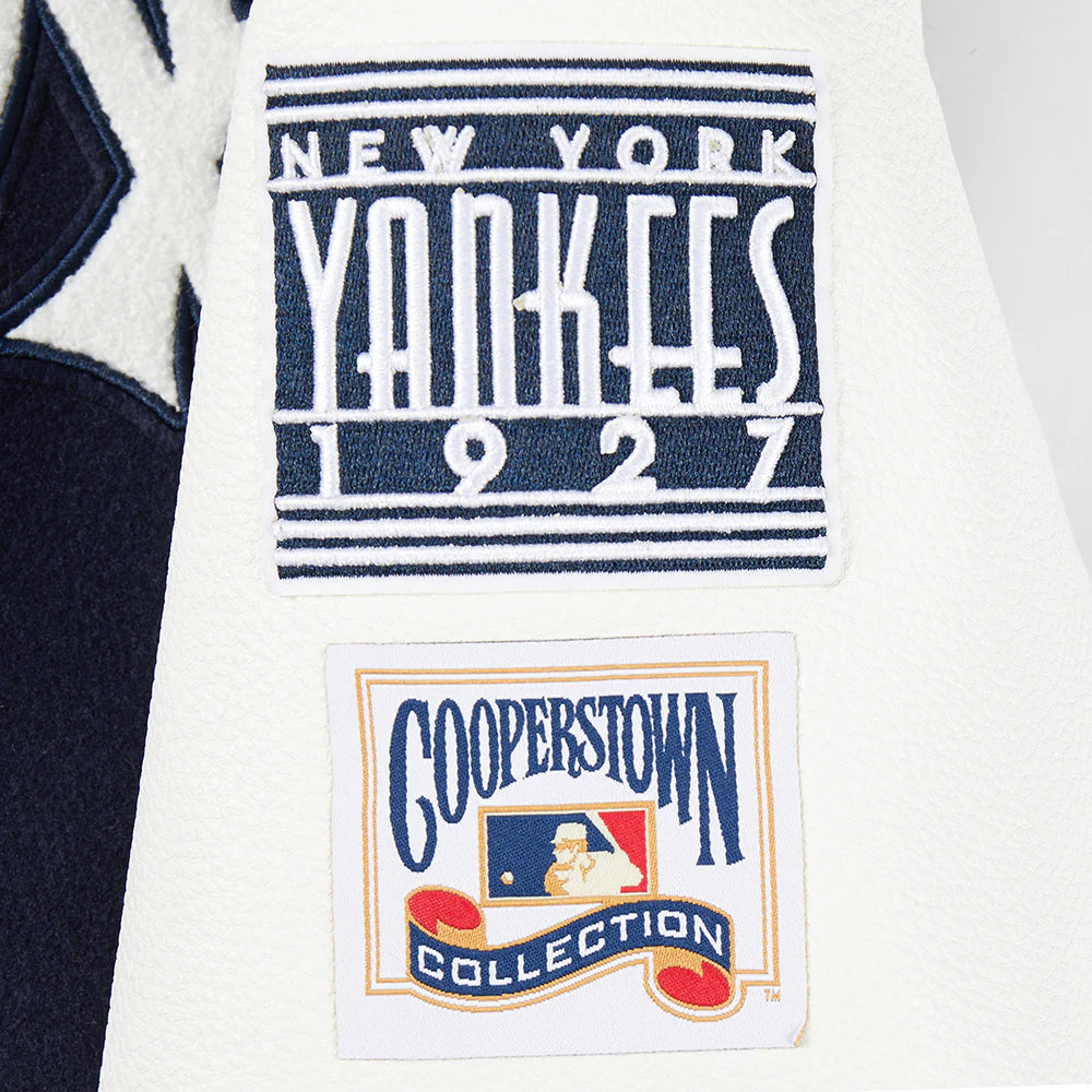 MLB NEW YORK YANKEES RETRO CLASSIC BIG BOYS RIB WOOL VARSITY JACKET