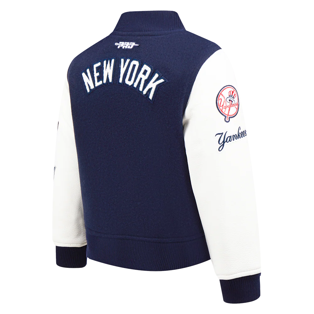 MLB NEW YORK YANKEES CLASSIC TODDLER BOYS WOOL VARSITY JACKET